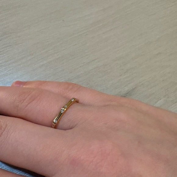 18k Gold-plated Women's Ring - Picture 1 of 4